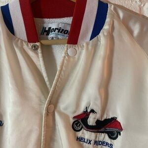 Late 80s Satin Honda Helix Club Jacket
